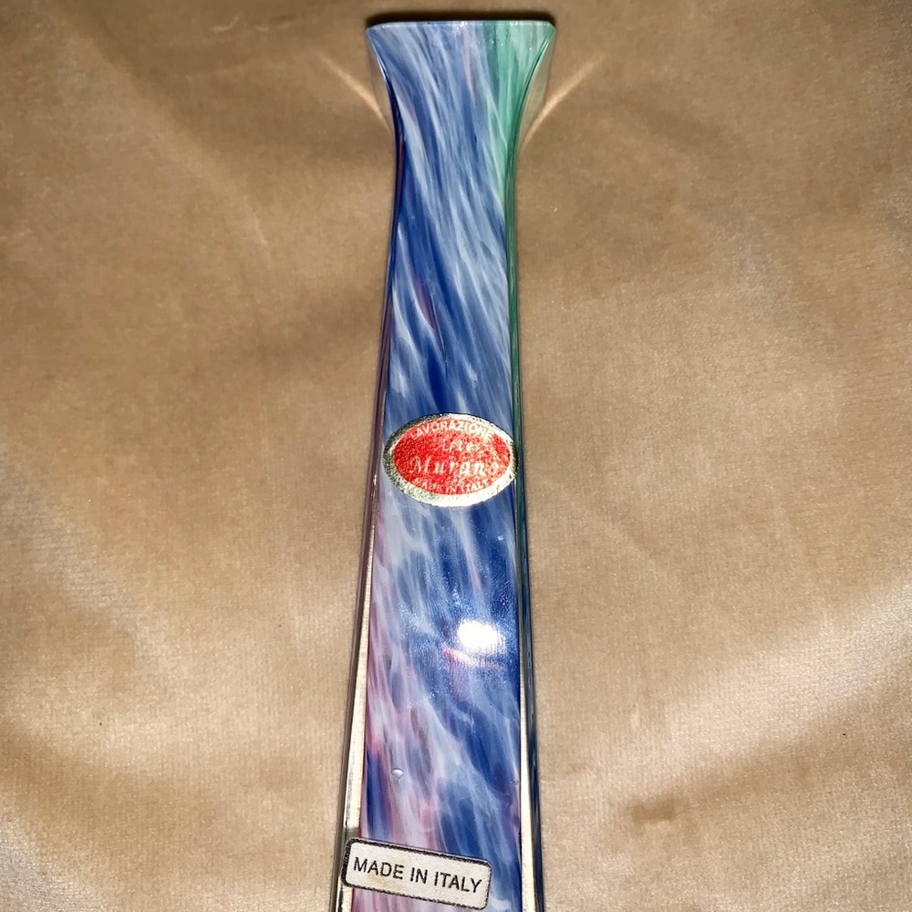 Vintage Murano Arte Glass Italy Vase